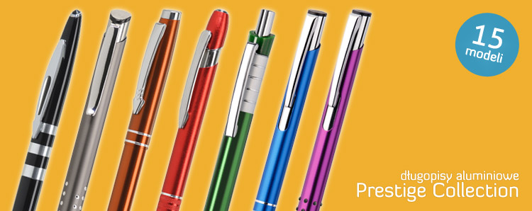 Długopisu aluminiowe Prestige Colletion
